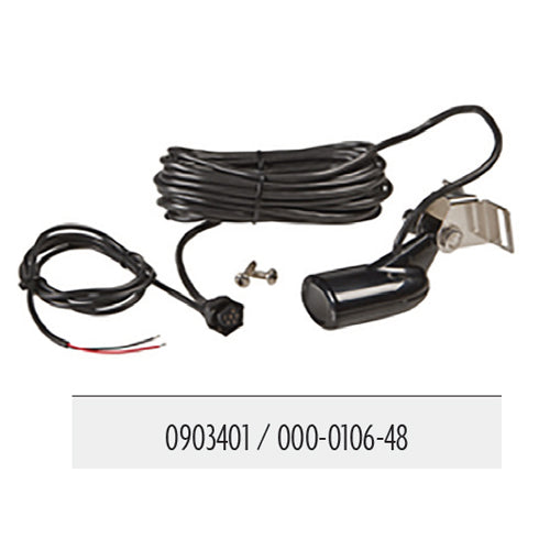 Trasduttore Lowrance HST-WSU per barca, 83-200 khz, passascafo per ecoscandaglio